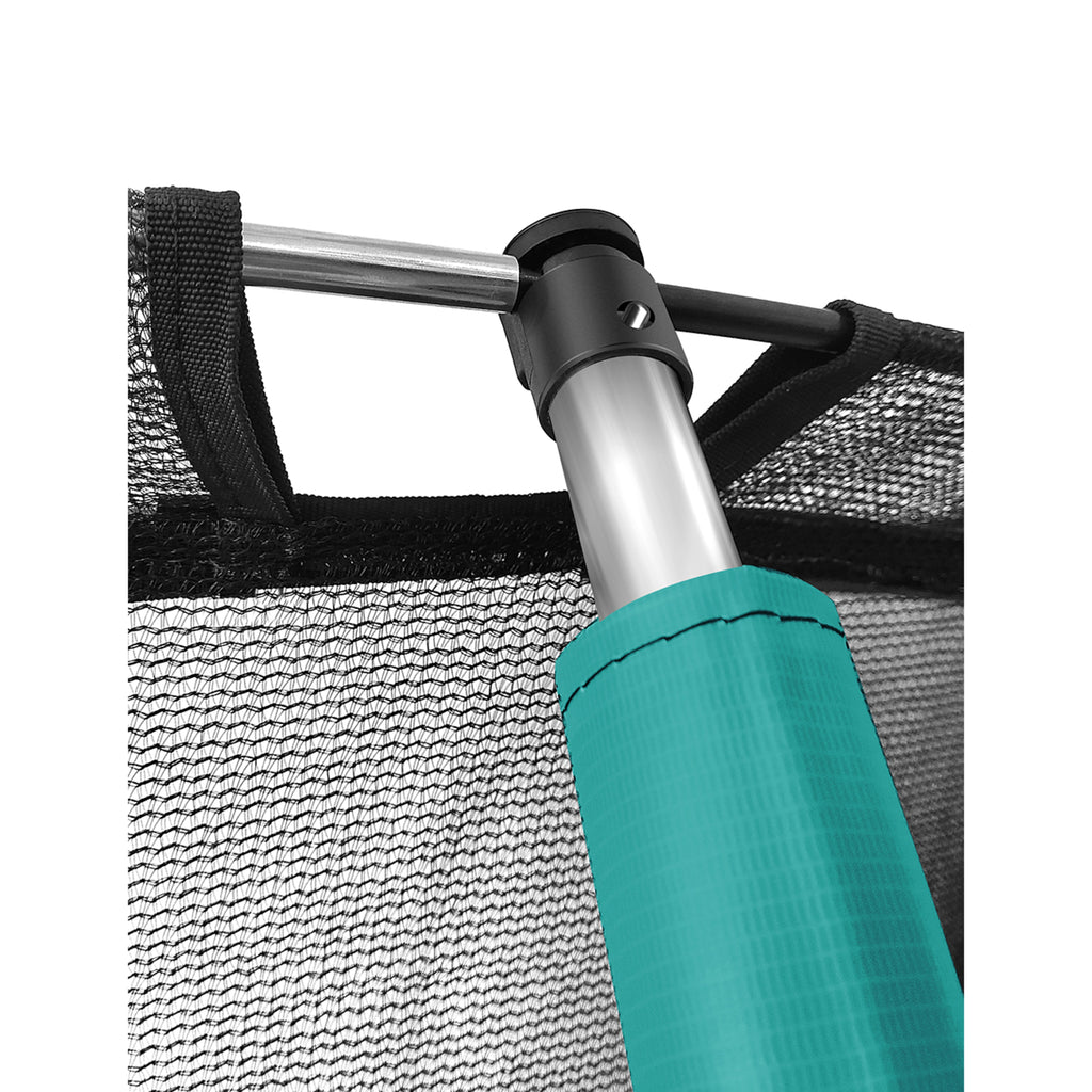 Plexalife Trampoline Pole Sleeve Protectors, Fits Plexalife pumpkin shape  10/12/14/15/16 ft Trampolines - Set of 6 - Dark Green