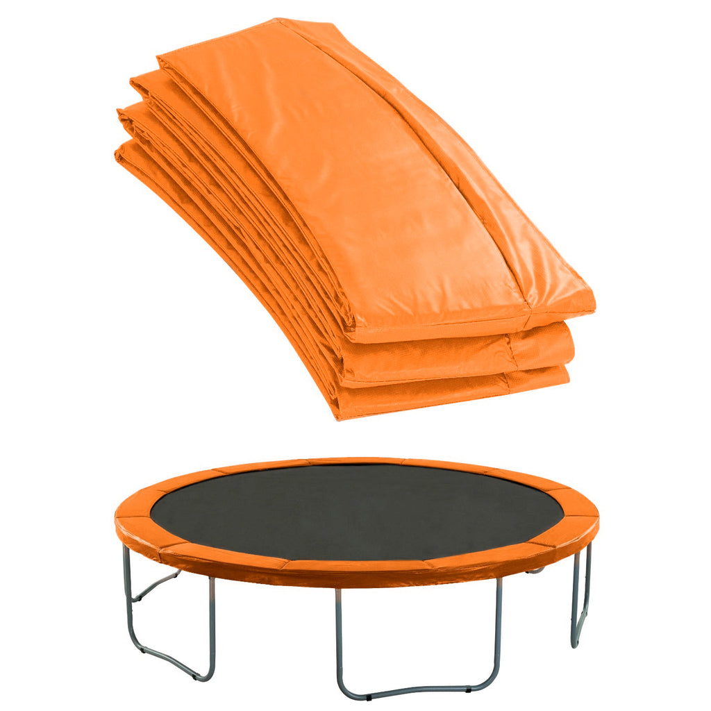 Plexalife Super Spring Cover - Safety Pad, Fits Plexalife pumpkin shape 6 FT Round Trampoline Frame - Orange