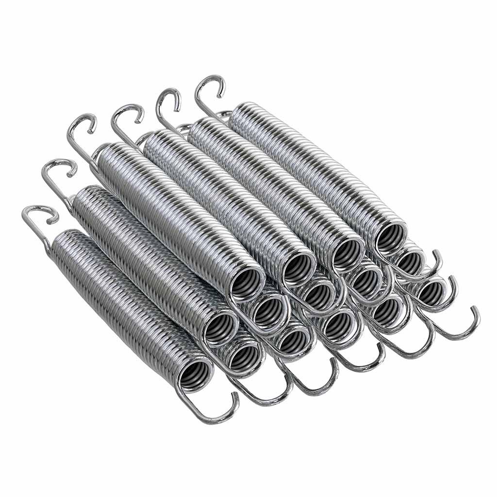 Machrus Upper Bounce Premium Quality Trampoline Springs – 6 Inch Heavy-Duty Galvanized Steel Trampoline Springs - Stainless Steel Trampoline Springs - Set of 15 - Machrus USA