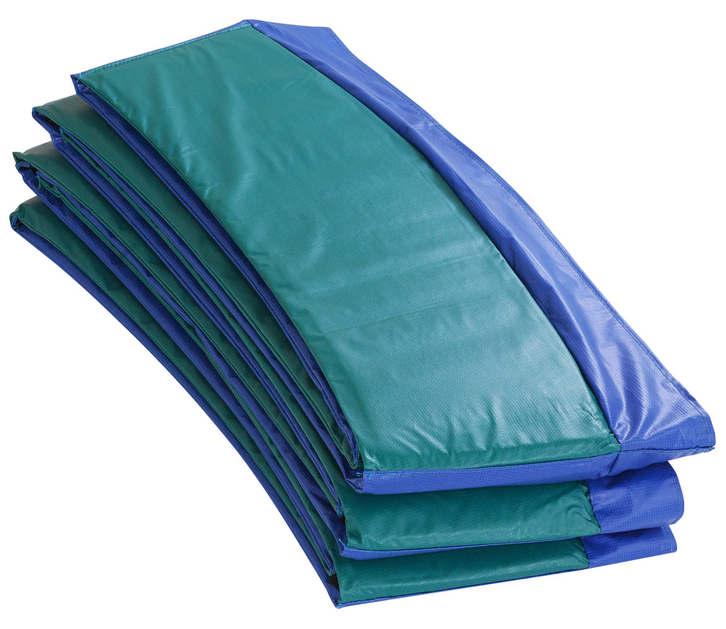 Plexalife Trampoline Super Spring Cover - Safety Pad, Fits 12 FT Round Trampoline Frame - Blue/Green