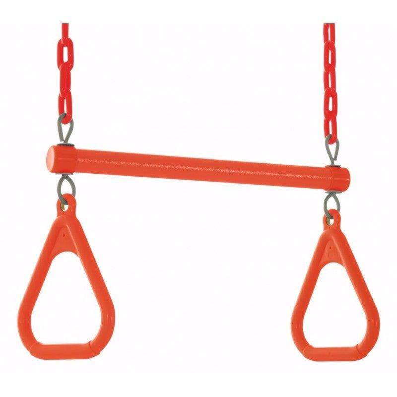 Machrus Swingan Trapeze Swing Bar with Vinyl Coated Chain - Fully Assembled - Machrus USA